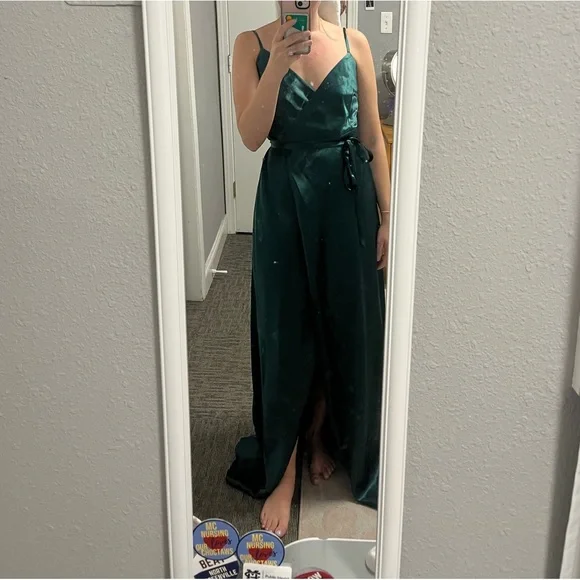 slim fit dress slacks Grey Bishop Sleeve Prom Dresses Starry Tulle Maxi Dresses FD2768   Viniodress